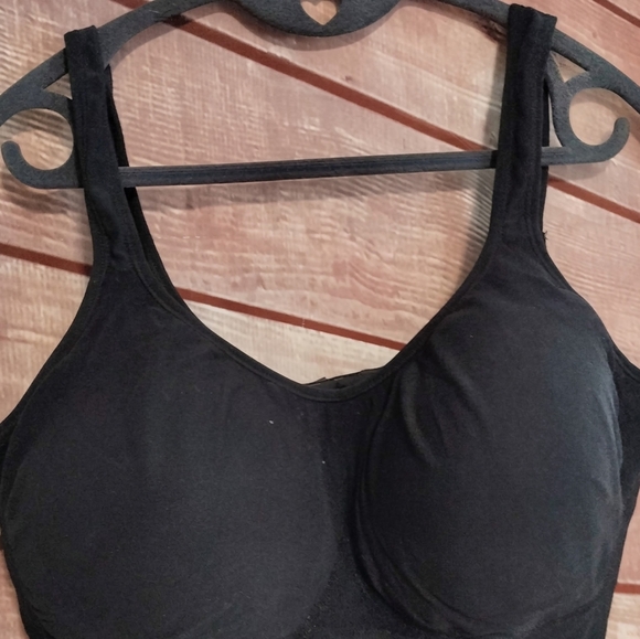 Truekind Sz 4XL Black Women's Intimate Comfort Supportive Wireless Bra Plusddx - Picture 3 of 8